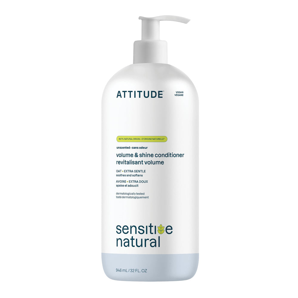 ATTITUDE acondicionador sensible sin perfume en bote para cuero cabelludo delicado