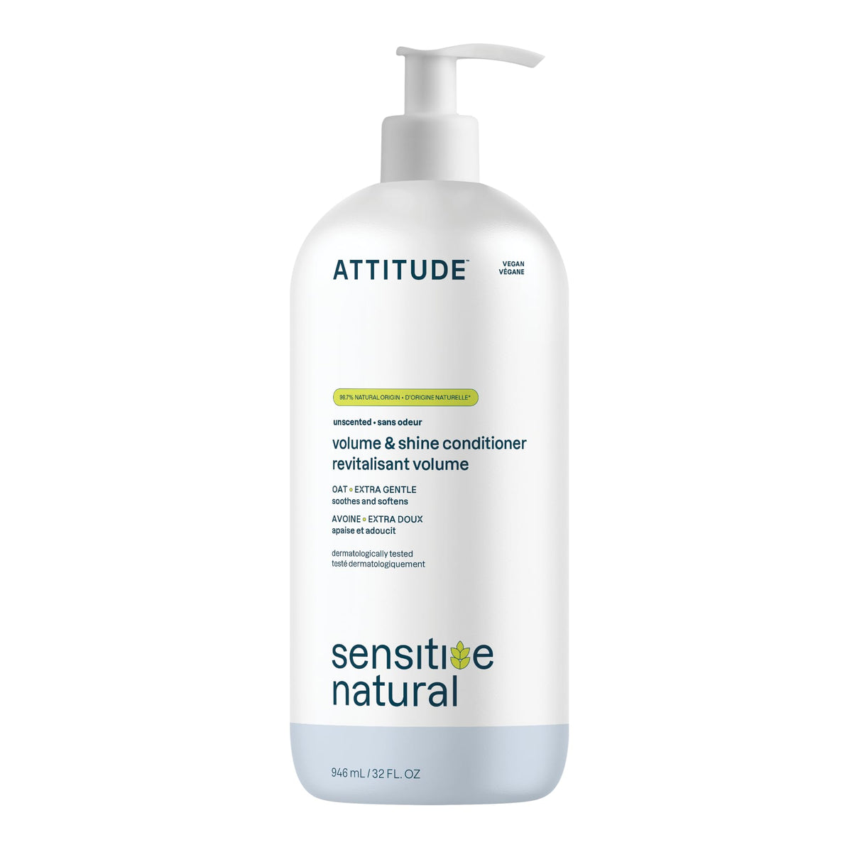 ATTITUDE acondicionador sensible sin perfume en bote para cuero cabelludo delicado