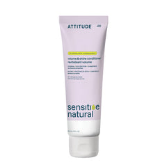 ATTITUDE acondicionador volumen y brillo para cabello fino suaviza y añade cuerpo.