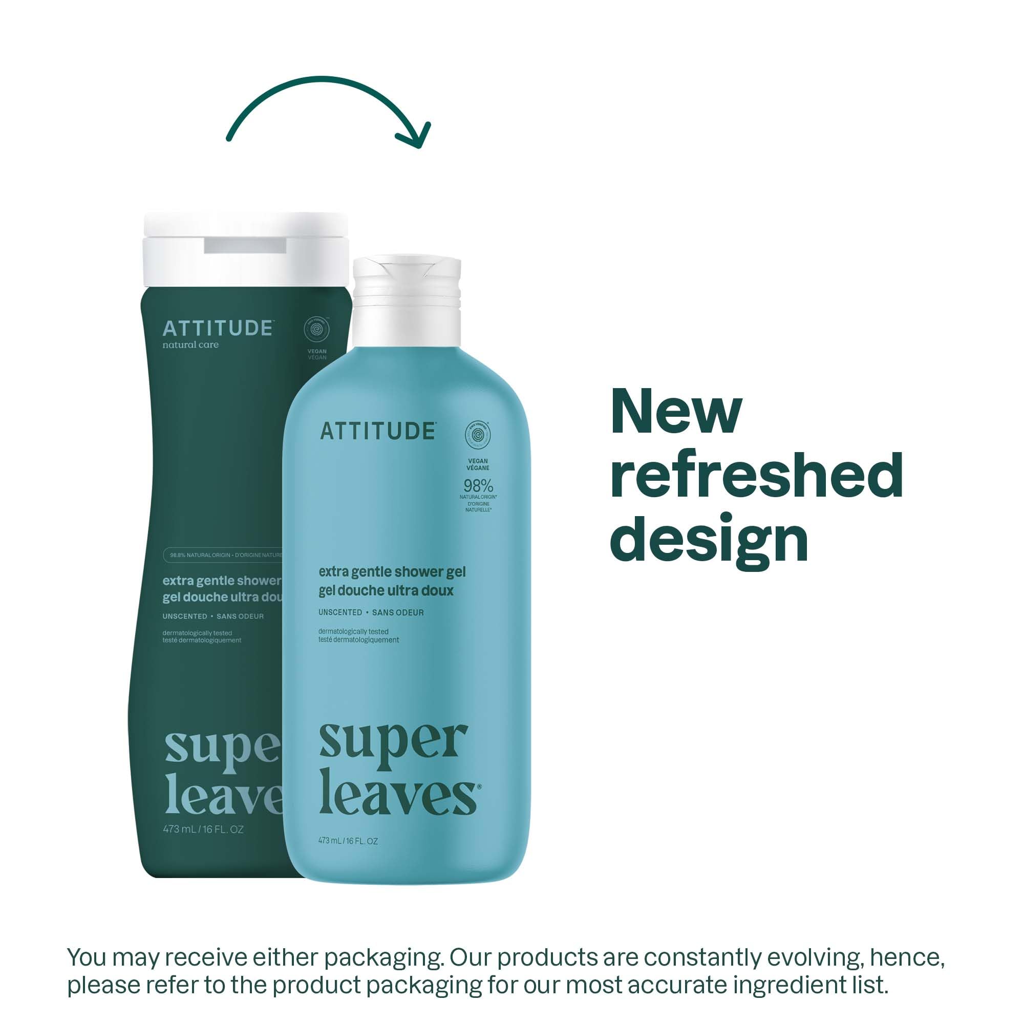 ATTITUDE Body Wash: ingredientes naturales destacan una limpieza suave y respetuosa de la piel.