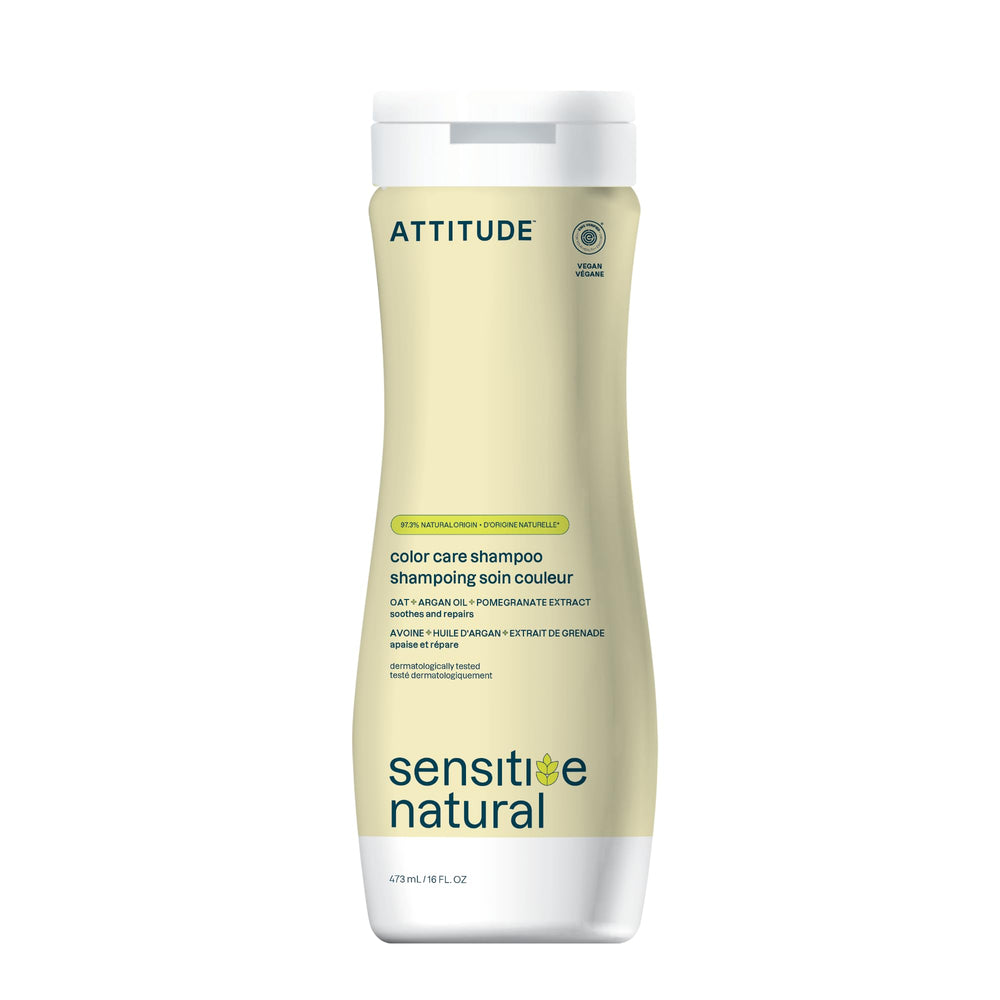 ATTITUDE Champú para cabello teñido: cuidado del color y suavidad al cabello.