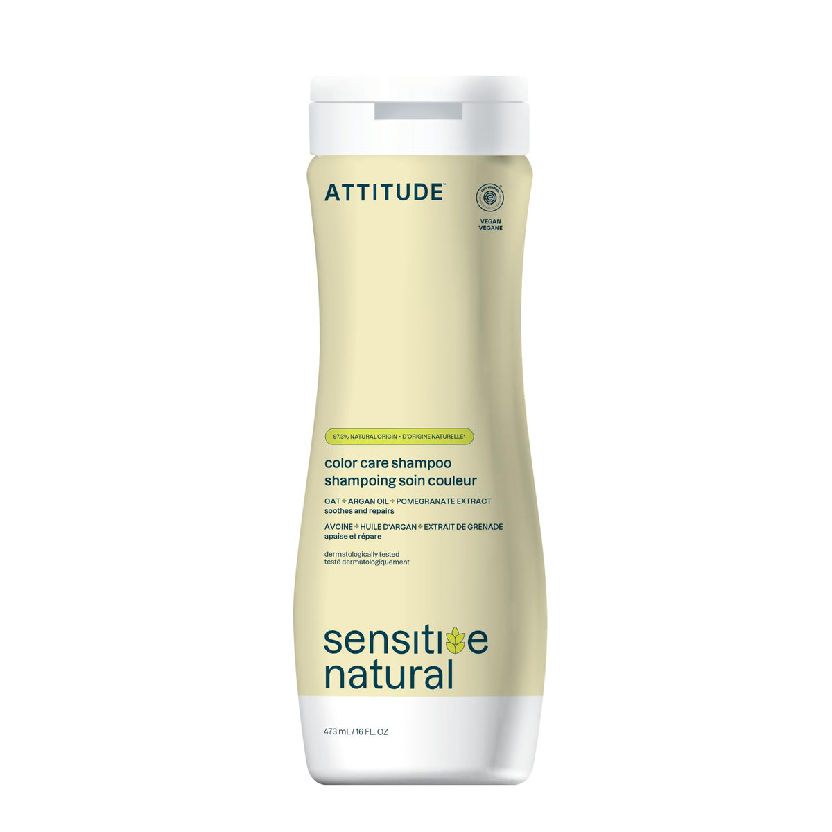 ATTITUDE Champú para cabello teñido: cuidado del color y suavidad al cabello.