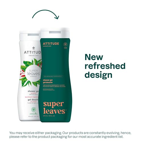 ATTITUDE gel ducha ingredientes naturales, promueve un cuidado suave.