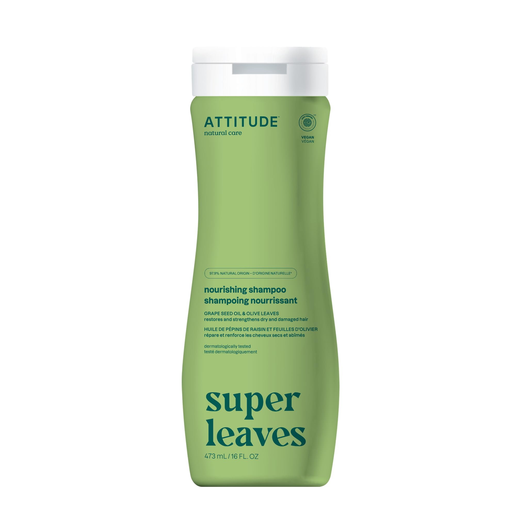 ATTITUDE Shampoo Nutritivo: botella para lavado suave y revitalizante.