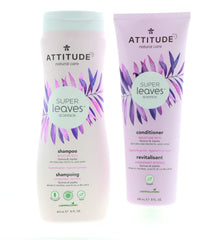 ATTITUDE Super Leaves Champú y Acondicionador: hidratación profunda para cabello seco y brillo natural