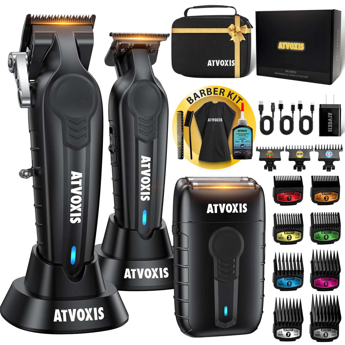 ATVOXIS cuchillas DLC profesional para cortes precisos y duraderos.