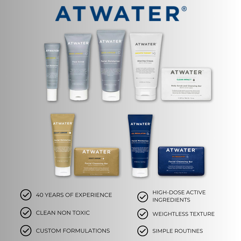 ATWATER Skin Armor etiqueta de ingredientes destaca el clorofilina cobre.