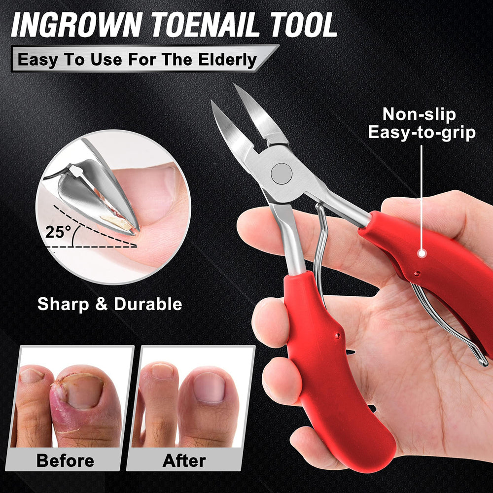Ouverture large et lame AUS-34, coupe efficace sur ongles épais.