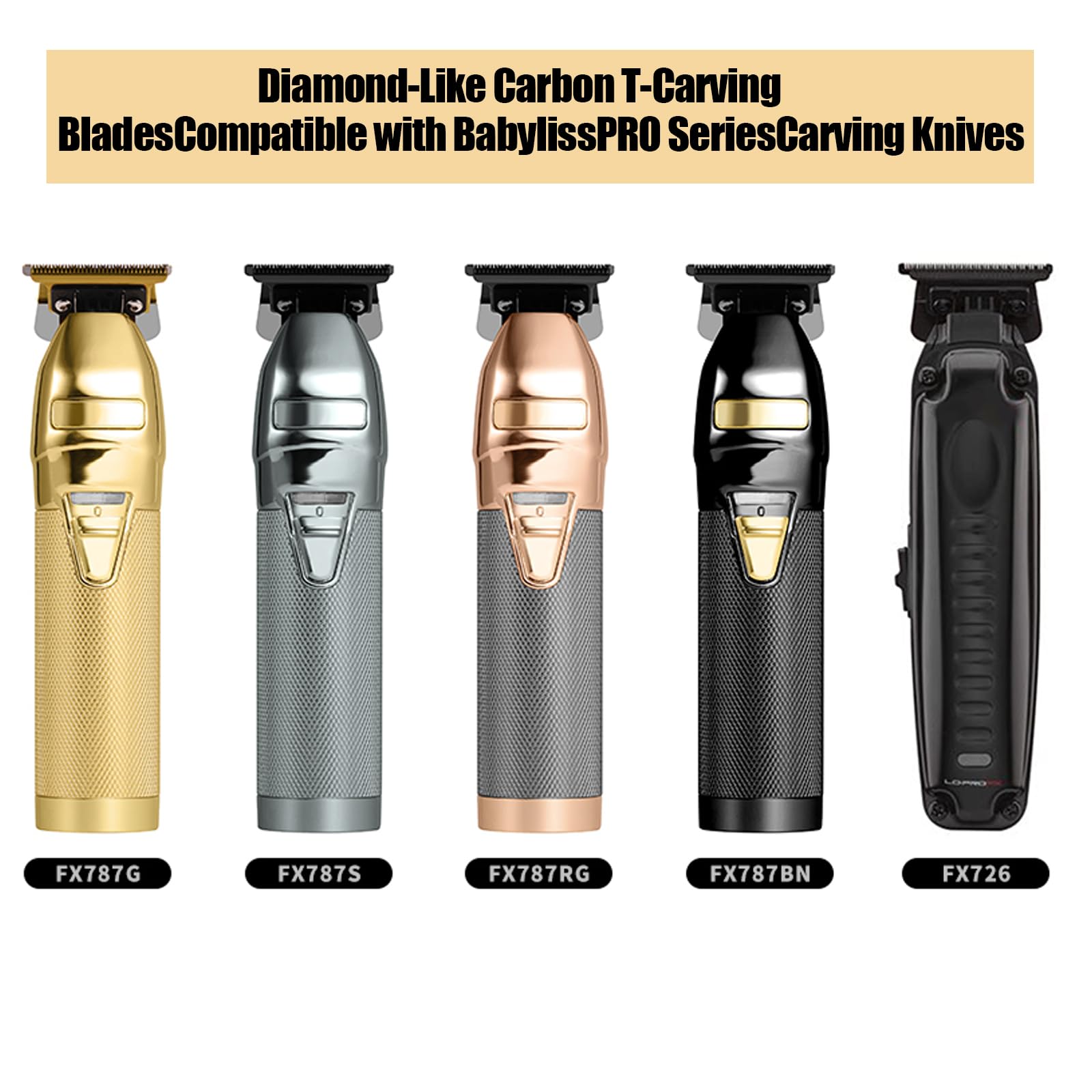 Audoc hoja recambio dlc 2.0 para BaByliss, acero inoxidable y mayor durabilidad.