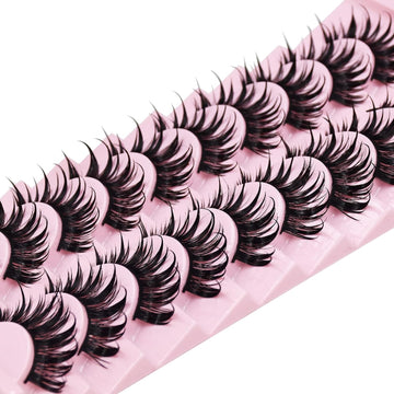 AUGENLI 16mm long lashes add anime-style drama and eye definition.