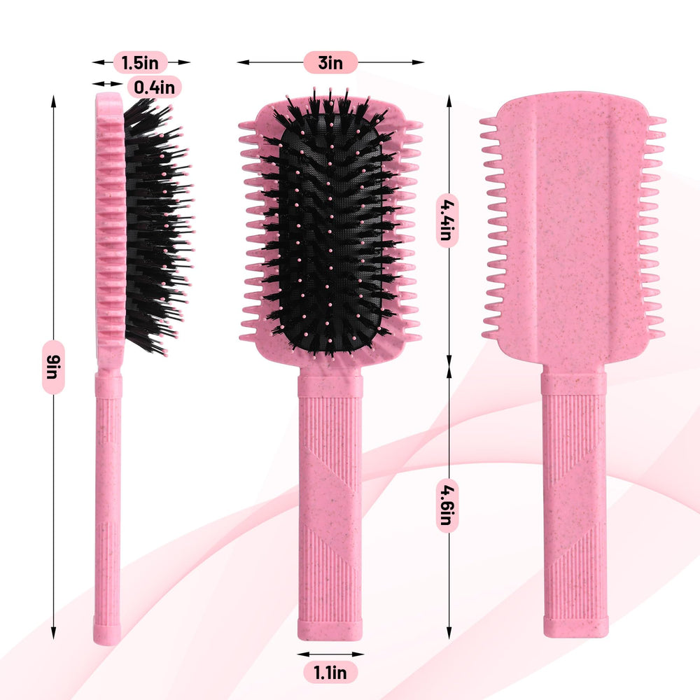 Dientes estratégicos de Auhrjomra permiten dividir el cabello para mayor uniformidad.