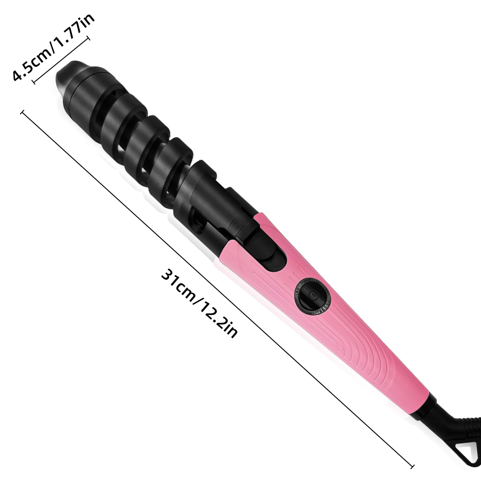 AUITRONCARE rizos espirales fáciles, ideal para cabello corto o largo.