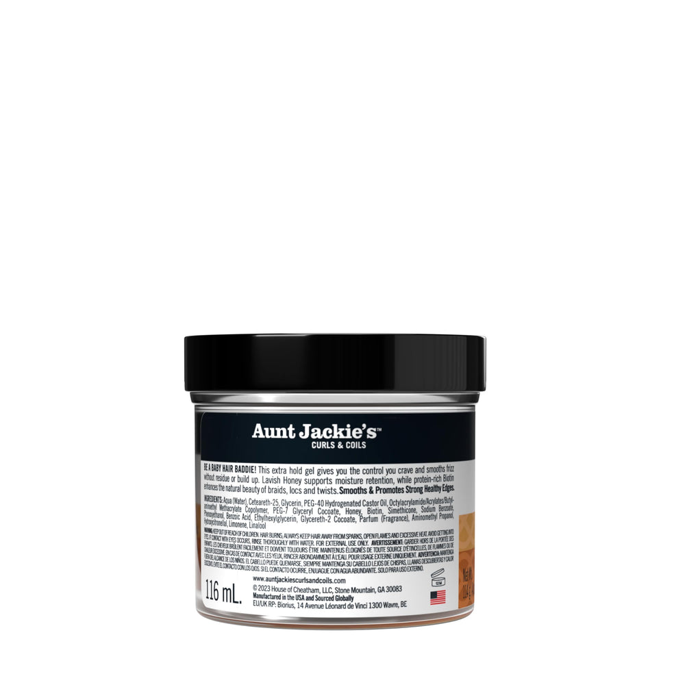 Aunt Jackie's gel para contorno: cuidado diario para peinados sencillos.