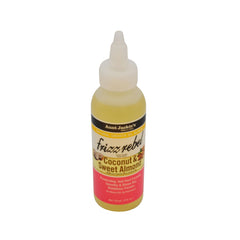 Aunt Jackie's Frizz Rebel: brillo visible y tacto suave en el cabello.