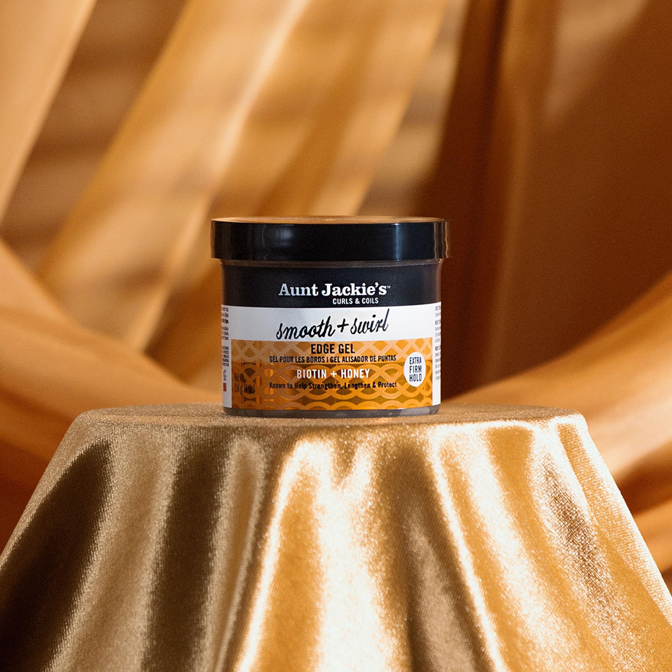 Aunt Jackie's gel para contorno: definición en locs.