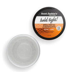 Aunt Jackie's Hold Tight Gel, uso diario para peinados con fijación firme.