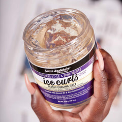 Aunt Jackie's Ice Curls reduce el encogimiento y facilita peinado de rizos.