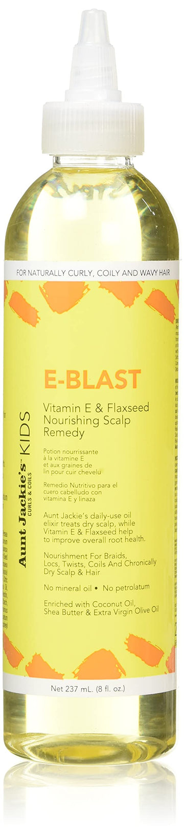 Aunt Jackie's Kids E-Blast aceite diario para cuero cabelludo y cabello hidratado.