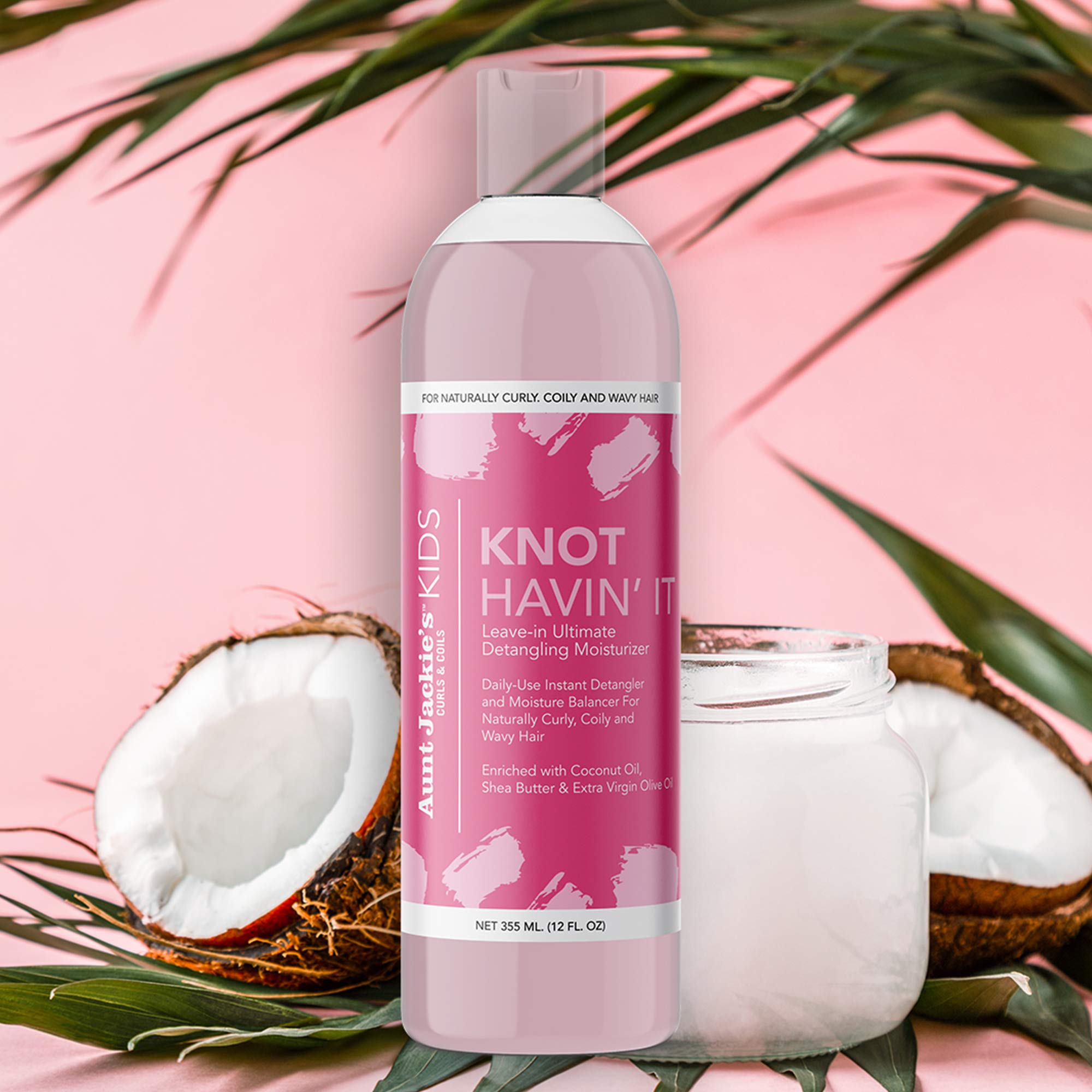 Aunt Jackie's Kids Knot Havin' It: textura rica con coco y manteca para hidratar.