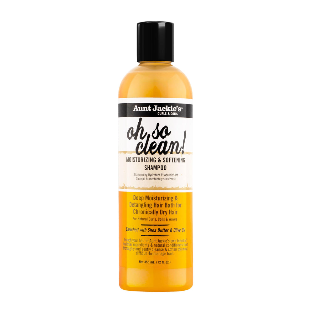 Aunt Jackie's Oh So Clean: ingredientes clave que limpian suave y profundamente.