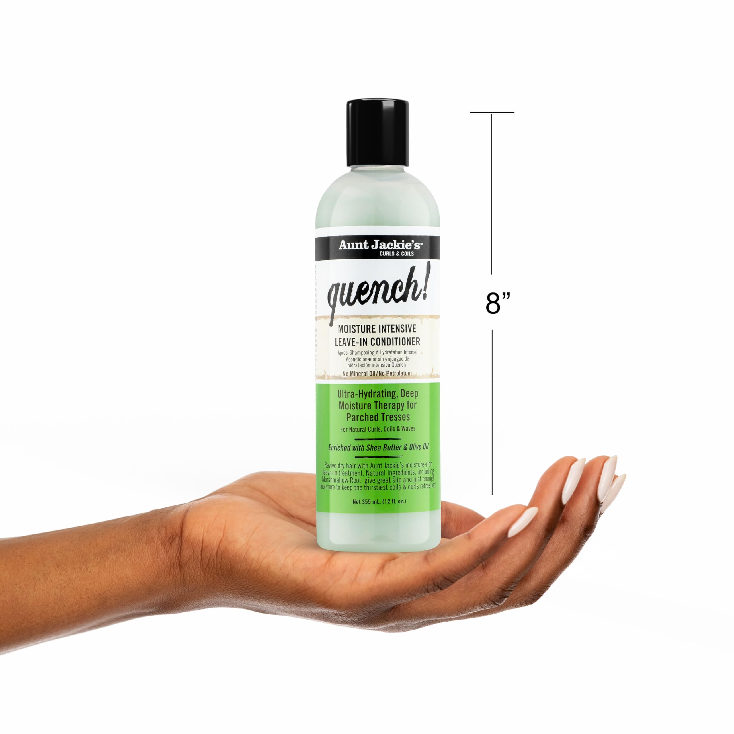 Uso diario de Quench para cabello natural