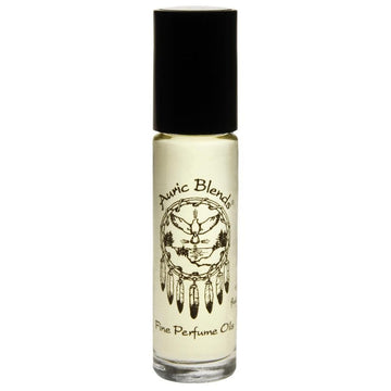 Auric Blends Diosa Egipcia con aplicador giratorio, aroma envolvente para uso diario.