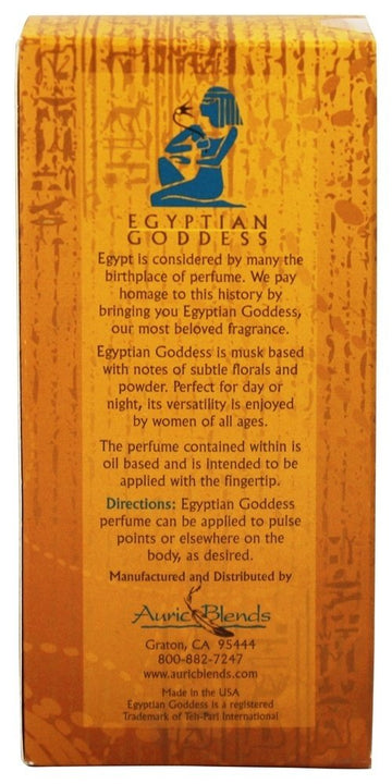 Auric Blends Egyptian Goddess envase de 55 ml para perfumar en cualquier ocasión.