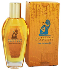 Auric Blends Egyptian Goddess frasco frontal, fragancia duradera para uso diario.