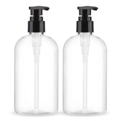 Botellas dispensador Aurnoet 300 ml, claras y listas para rellenar.