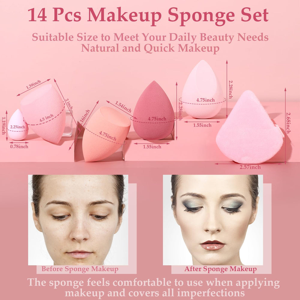 Auroray puff polvos rosado, perfecto para aplicar polvo de forma precisa.