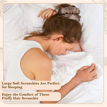 Auroray scrunchies satin colores variados para looks diarios.