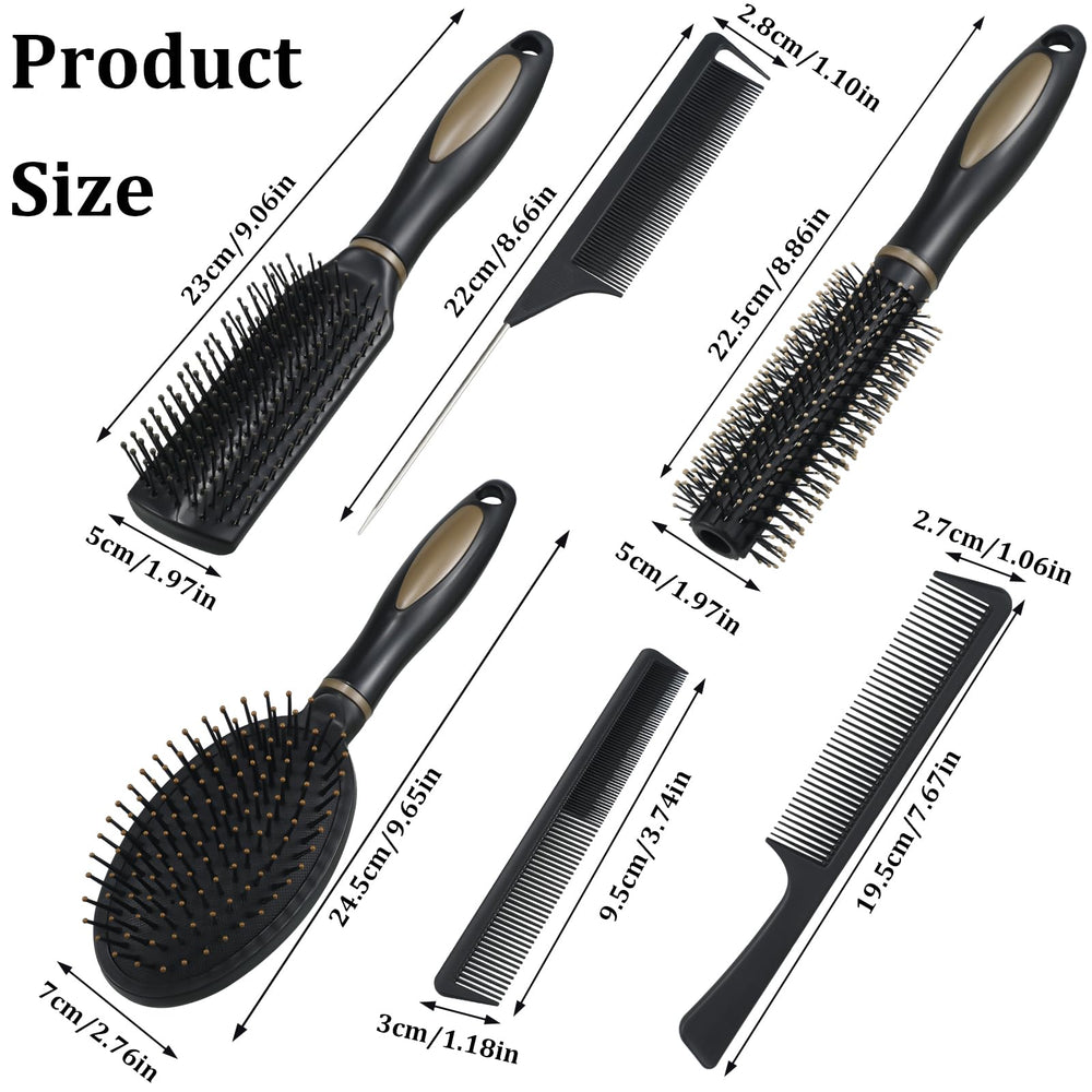 Auroray peine plano para peinado suave y control del cabello liso