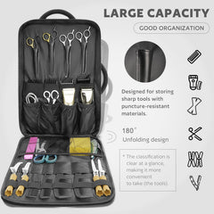 AUROTIER bolsa barbero: capacidad profesional para clippers y secadores.