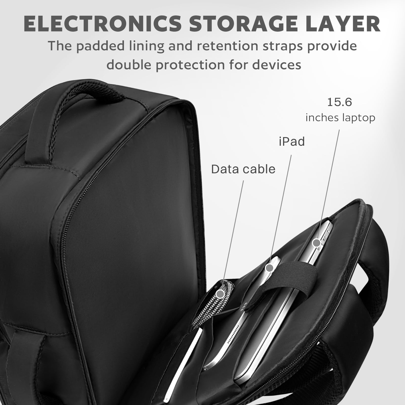 AUROTIER bolsa barbero con puerto de carga USB para mantenerte conectado.