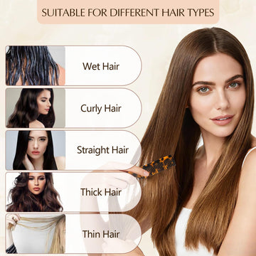 Auseibeely: acetato reciclado antiestático, suave con todo tipo de cabello.