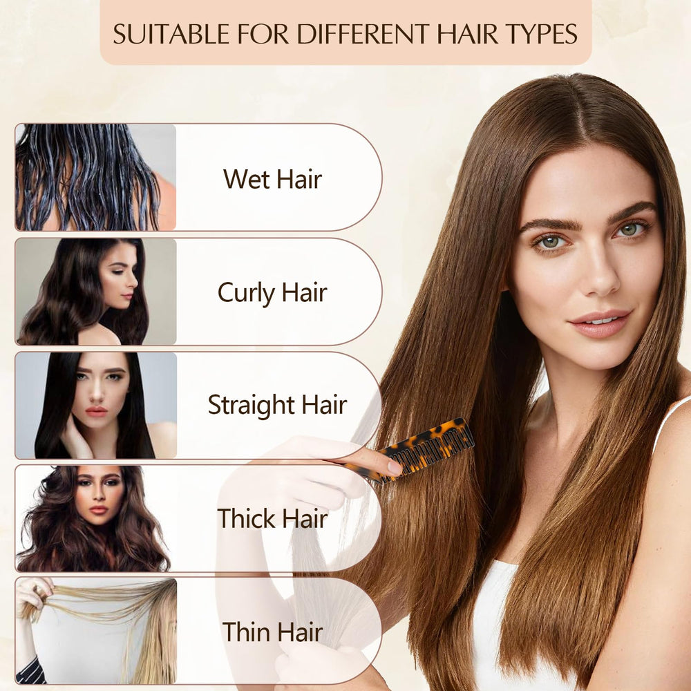 Auseibeely: acetato reciclado antiestático, suave con todo tipo de cabello.