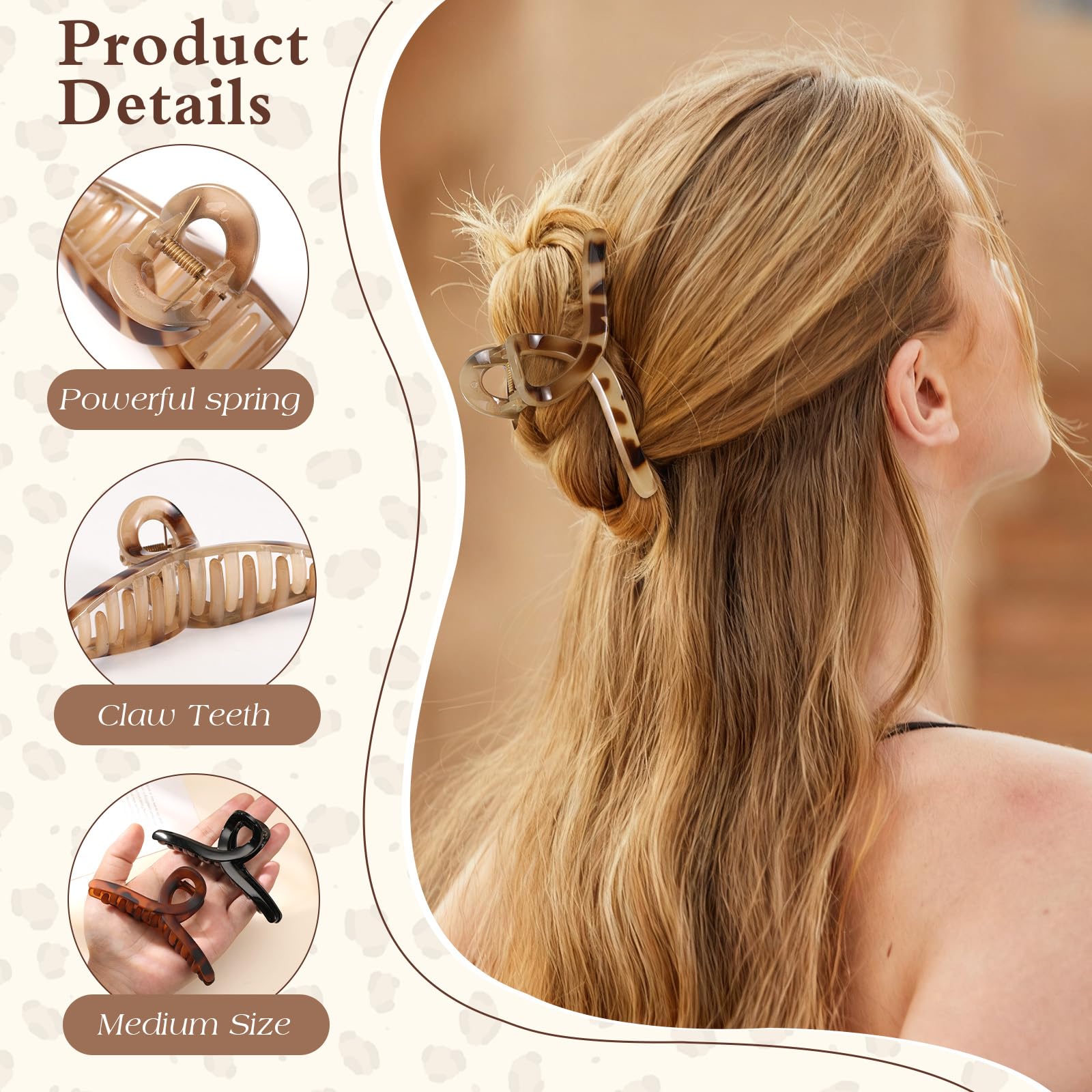 Auseibeely clip crema para pelo medio con acabado suave
