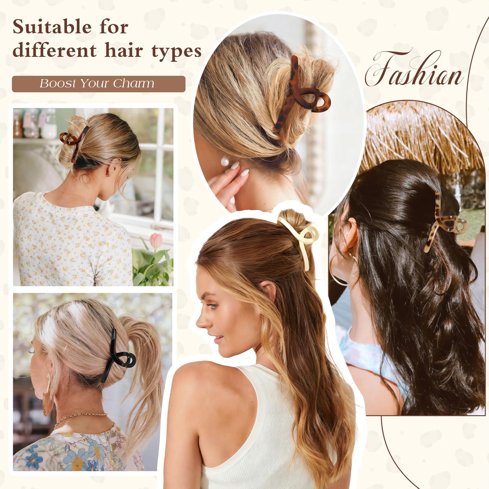 Auseibeely clip mariposa para peinados rápidos y elegantes