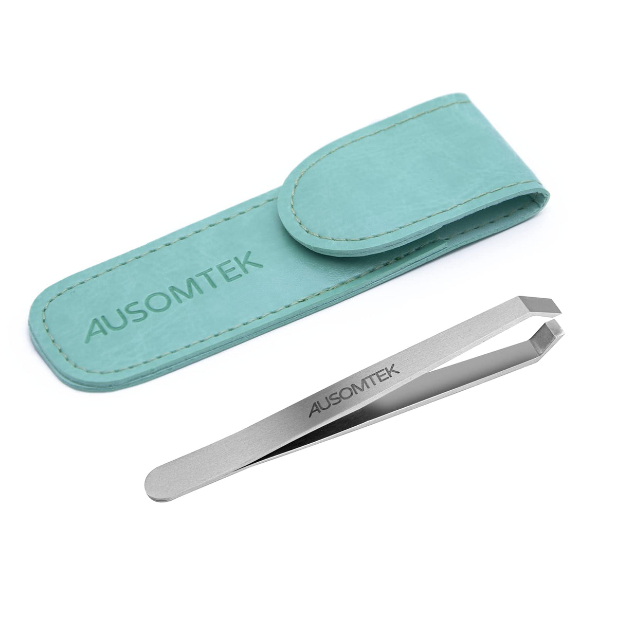 Pinzas para barba Ausomtek con puntas de 5 mm para precisión diaria.