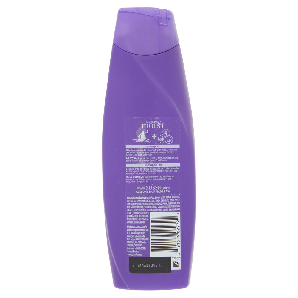 Cabello-hidratado tras lavado con champú Aussie.