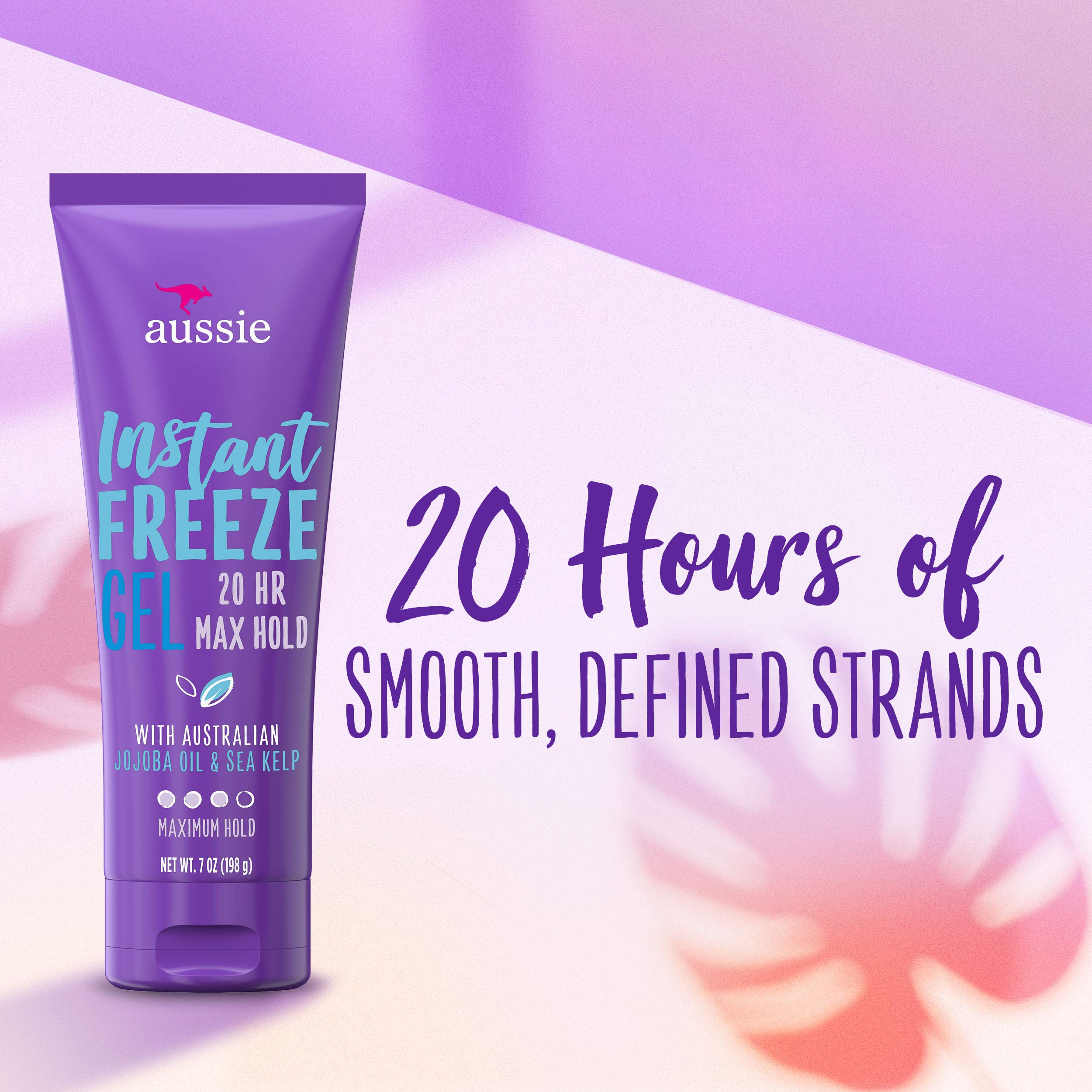 Aussie Gel Fijador Instantáneo peinado definido y fijación estable