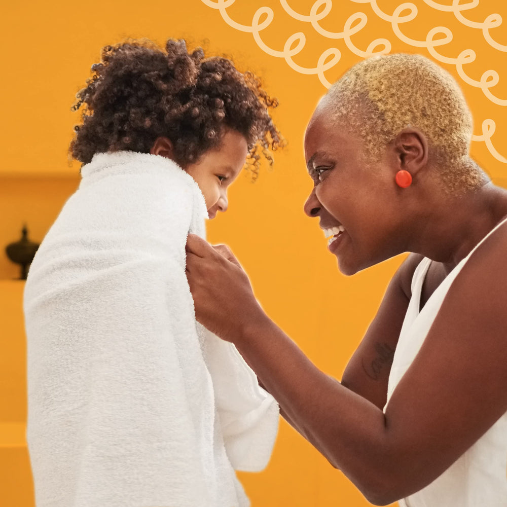 Aroma tropical de Aussie Kids, champú suave para una experiencia sensorial agradable.
