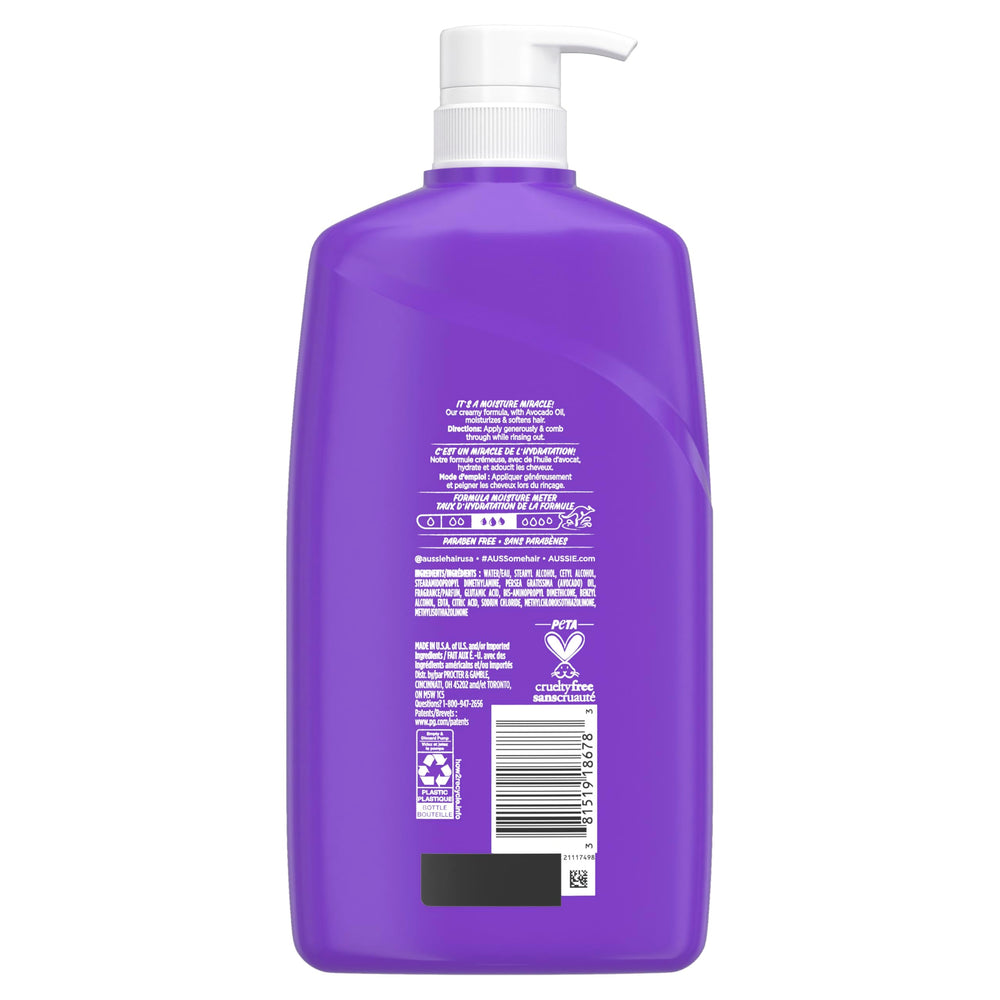 Aussie Miracle Moist uso diario para cabello manejable