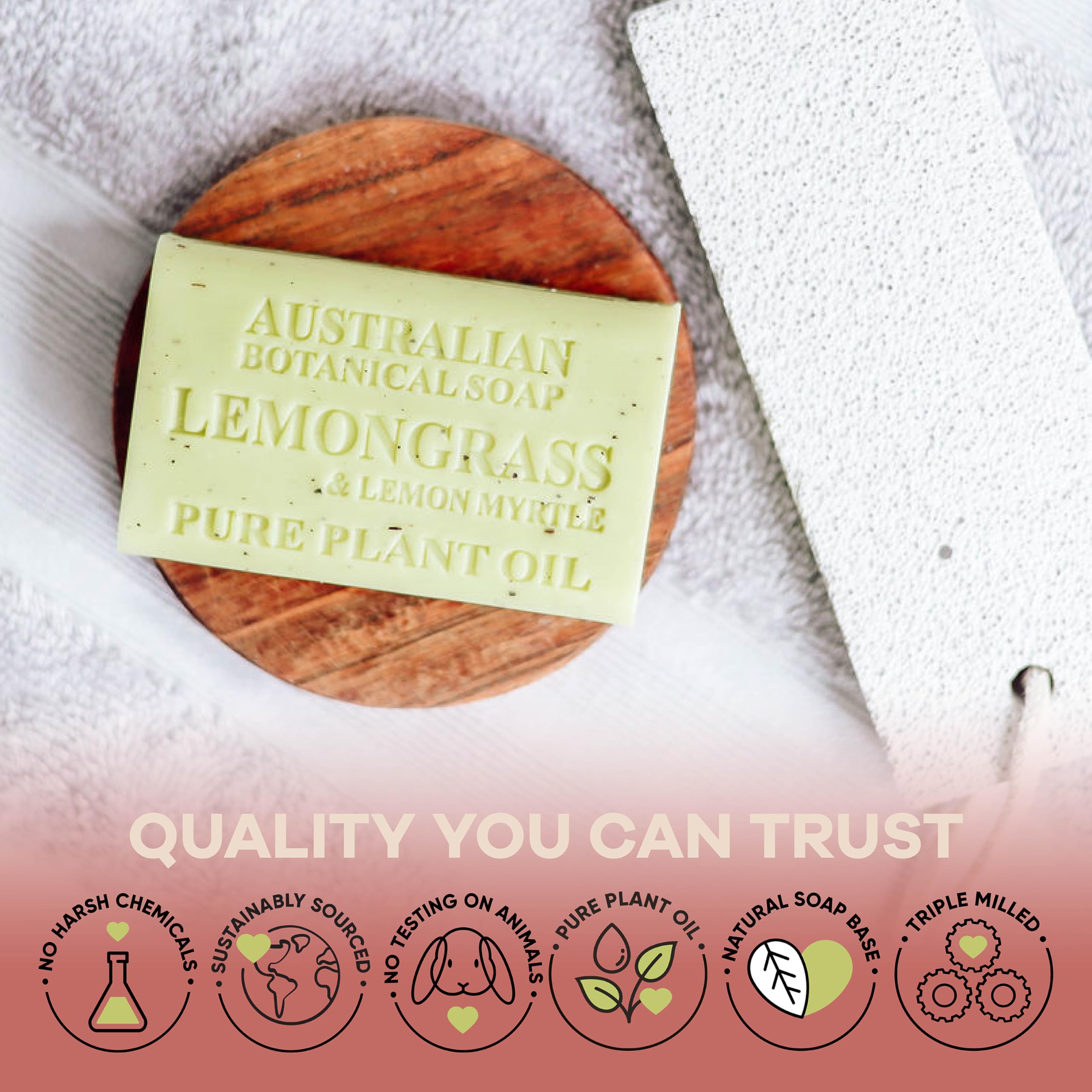 Jabón Australian Botanical de Leche de Cabra con aloe vera y té verde para hidratación