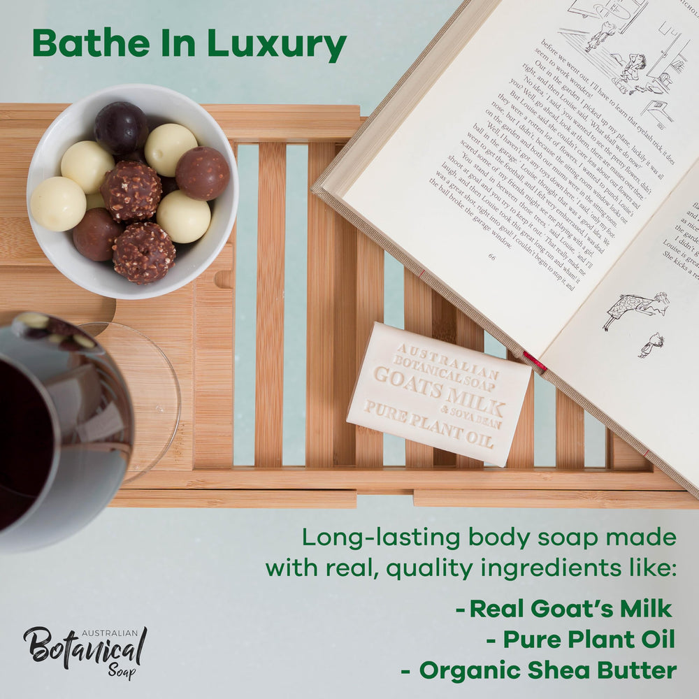 Australian Botanical Soap savon au lait de chèvre citronnelle, expérience rafraîchissante sous la douche