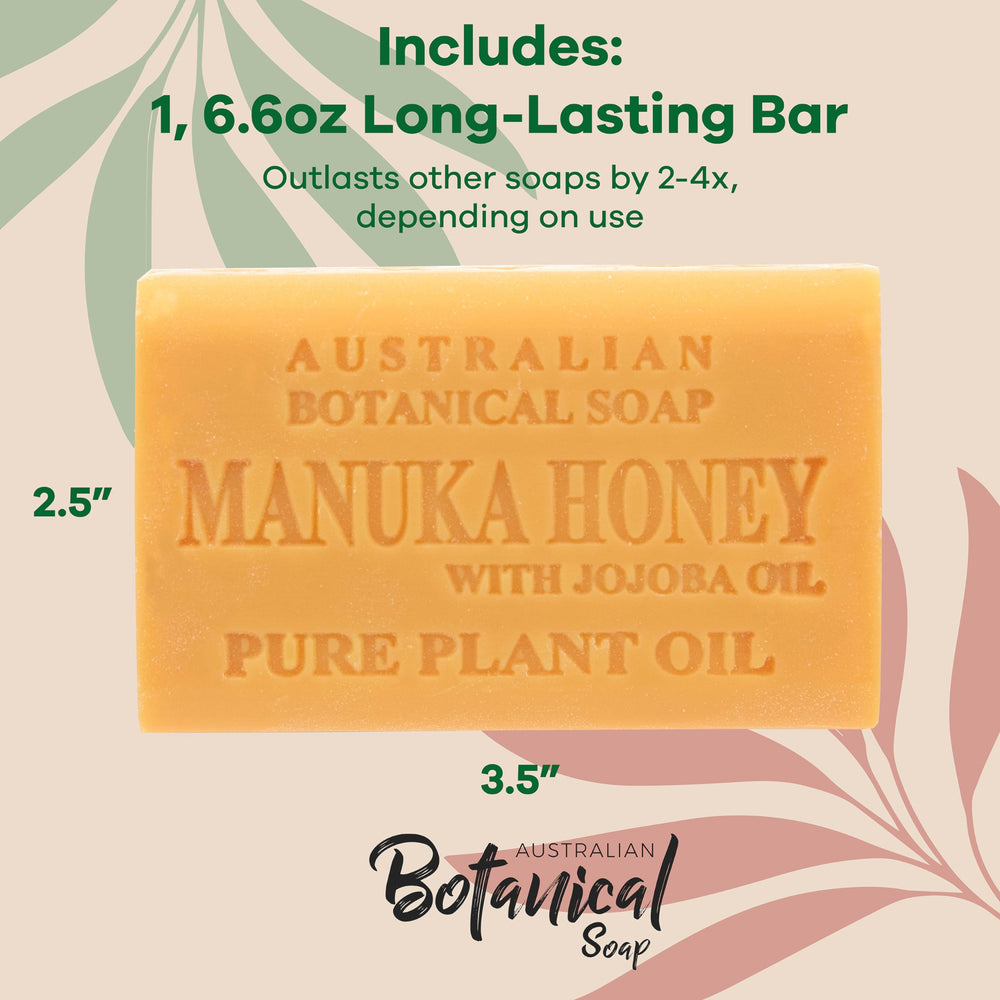 Barra Australian Botanical Soap espuma rica y duradera para lavado diario