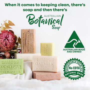 Australian Botanical Soap barra-jabon-leche-de-cabra piel suave tras limpieza