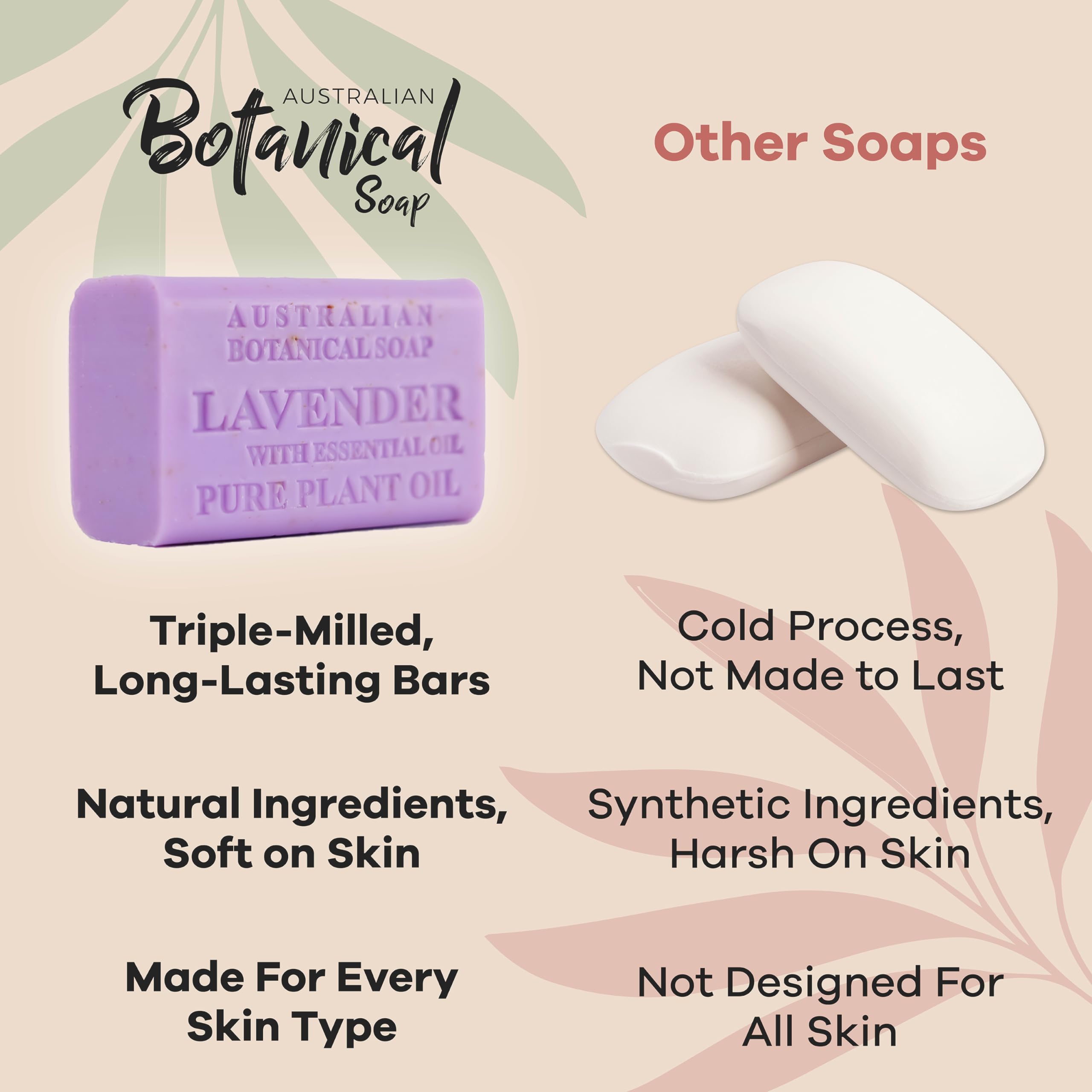 Australian Botanical Soap Essential Medley pack displaying four premium bars
