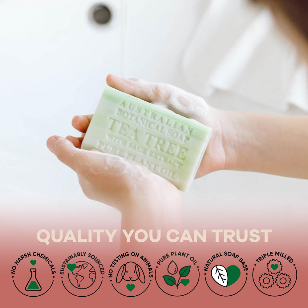 Australian Botanical Soap triple milled lather close up rich creamy texture