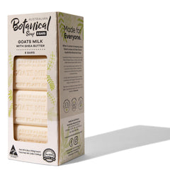 Australian Botanical Soap Goat Milk Bar closeup shows creamy texture and cleansing power